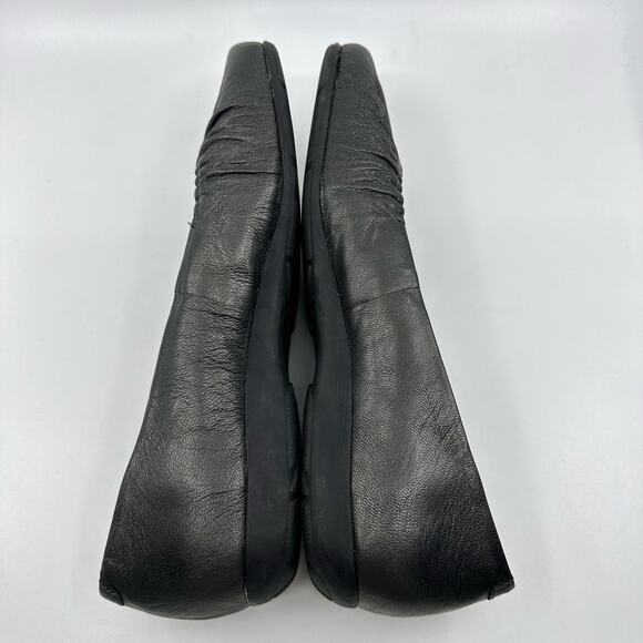 Abeo Taylin Neutral WMNS Metallic Leather Slip On Ballet Flats US 10N Gray AT018 - Picture 7 of 8